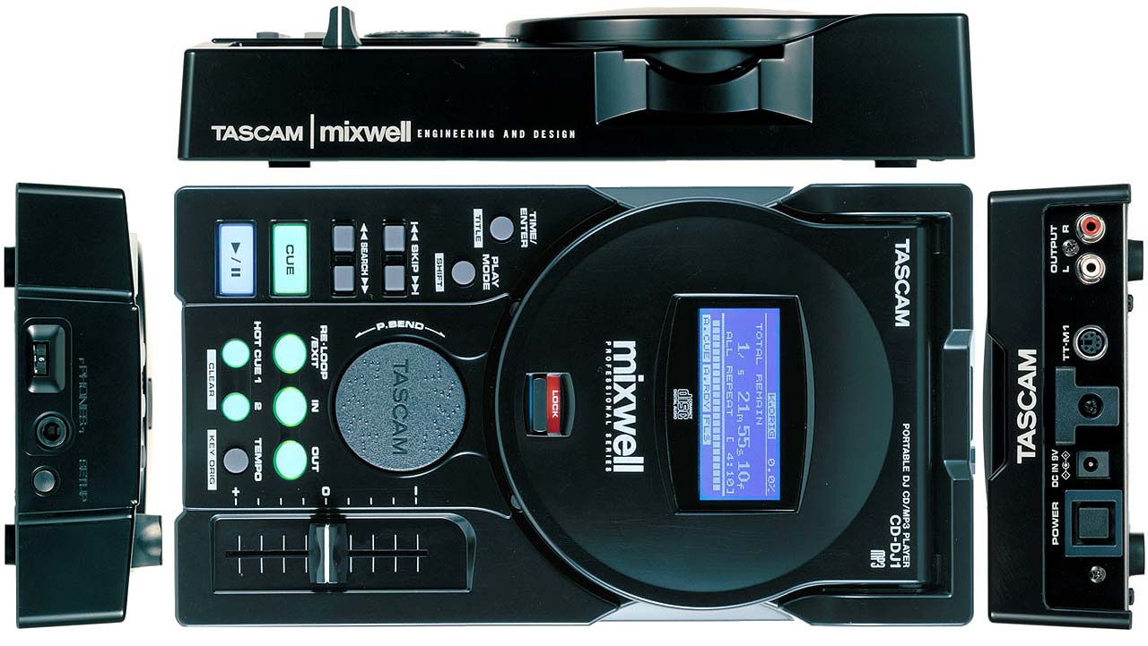 TASCAM mixwell Portable CD-DJ1♡E16 CD-DJ1 - Tascam CD-DJ1 - Audiofanzine